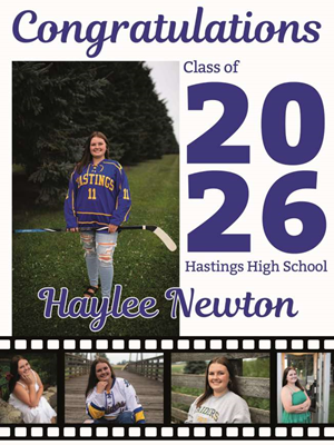Hastings Grad Party Banner 36"x48" - Film Roll Design