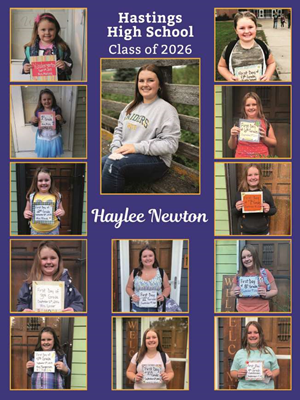 Hastings Grad Party Banner 36"x48" - K-12 Design